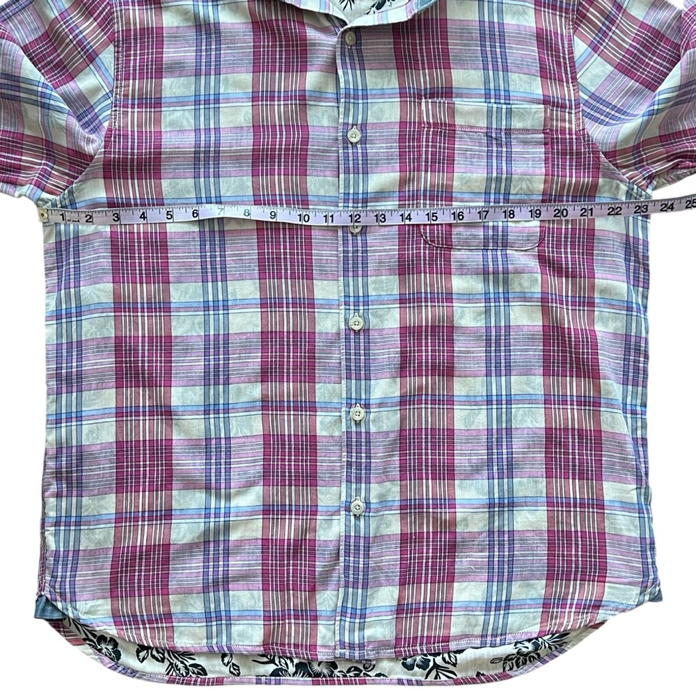 Tommy Bahama - Palapa Plaid Button Down Tropical - Size L - Picture 9 of 14